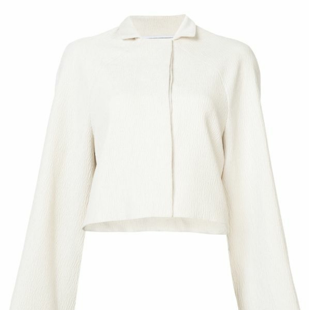 Rosetta Getty Crop Chenille Jacket Sz 2 - Picture 5 of 6